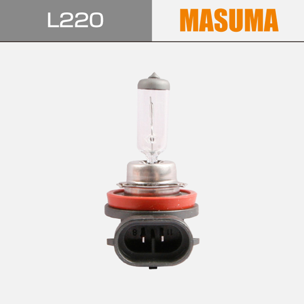 L220 MASUMA Halogen Lamp for BMW CLEARGLOW H11 12v 55W 3000K 09471-12210 13503374 13503417