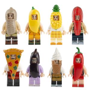 Quality MOC city accessories compatible with legoinglys bunny suit guy mini figures building blocks wholesale