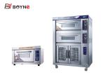 High Temperature Industrial Baking Oven Combination Two Deck Stainless Steel 430