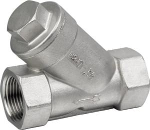 Quality 800psi Stainless Steel Threaded End Y Type Strainer Wye Strainer BSP NPT PT wholesale