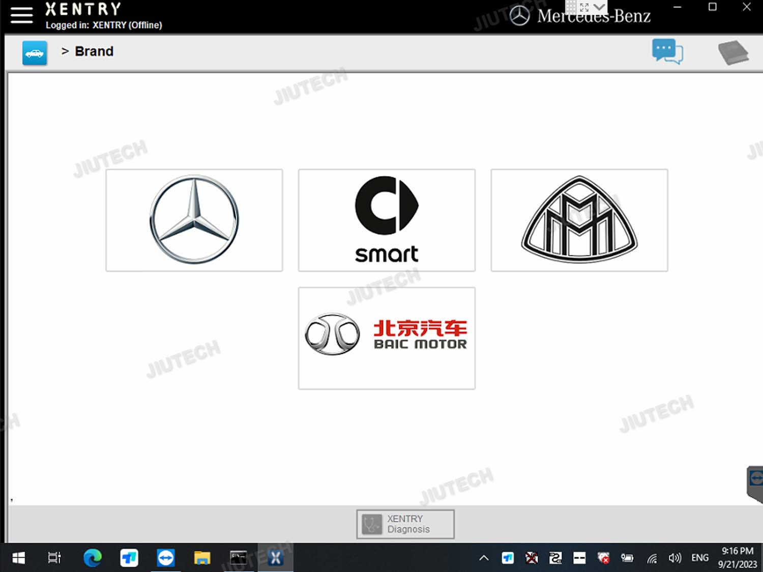 Original MB C6 DoIP Xentry VCI WiFi Doip VCI Connect Mb Star C6 WiFi Xentry das wis epc Full Set Car truck Diagnostic