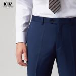 Stylish and Comfortable Men's Wool Polyester Golf Trousers Slim Fit for Casual