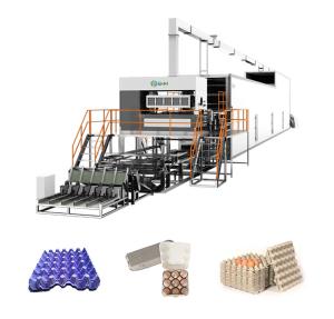 Quality Fast Efficient Paper Egg Box Making Machine Egg Carton Production Line wholesale