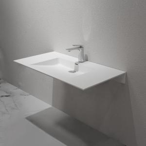 Quality Indoor Wall Hung Wash Basin Corner Wall Mount Sink Home Hotel Use wholesale