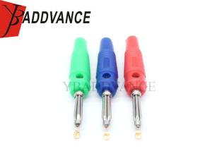 Quality Electrical 32A Large Current Blue Red Green Color 4mm Banana Plug Connector Cupper Solderless wholesale