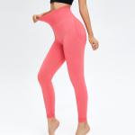 Nude Seamless High Waisted Yoga Leggings Breathable Push Up Workout Pants