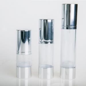 Quality 5ml-50ml Plastic Airless Cosmetic Containers For Lotion Makeup Packaging wholesale
