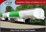 Storage Oil Tank Semi Trailer With 4 Compartments / Fuel Tanks Semi Trucks