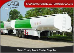 Quality Storage Oil Tank Semi Trailer With 4 Compartments / Fuel Tanks Semi Trucks wholesale