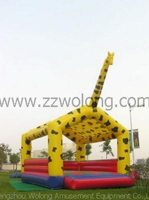 lovely Giraffe Fun inflatable Bounce with CE