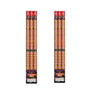 Quality 8 Shots Shining Sky Roman Candle Fireworks Pyrotechnics For Celebration wholesale