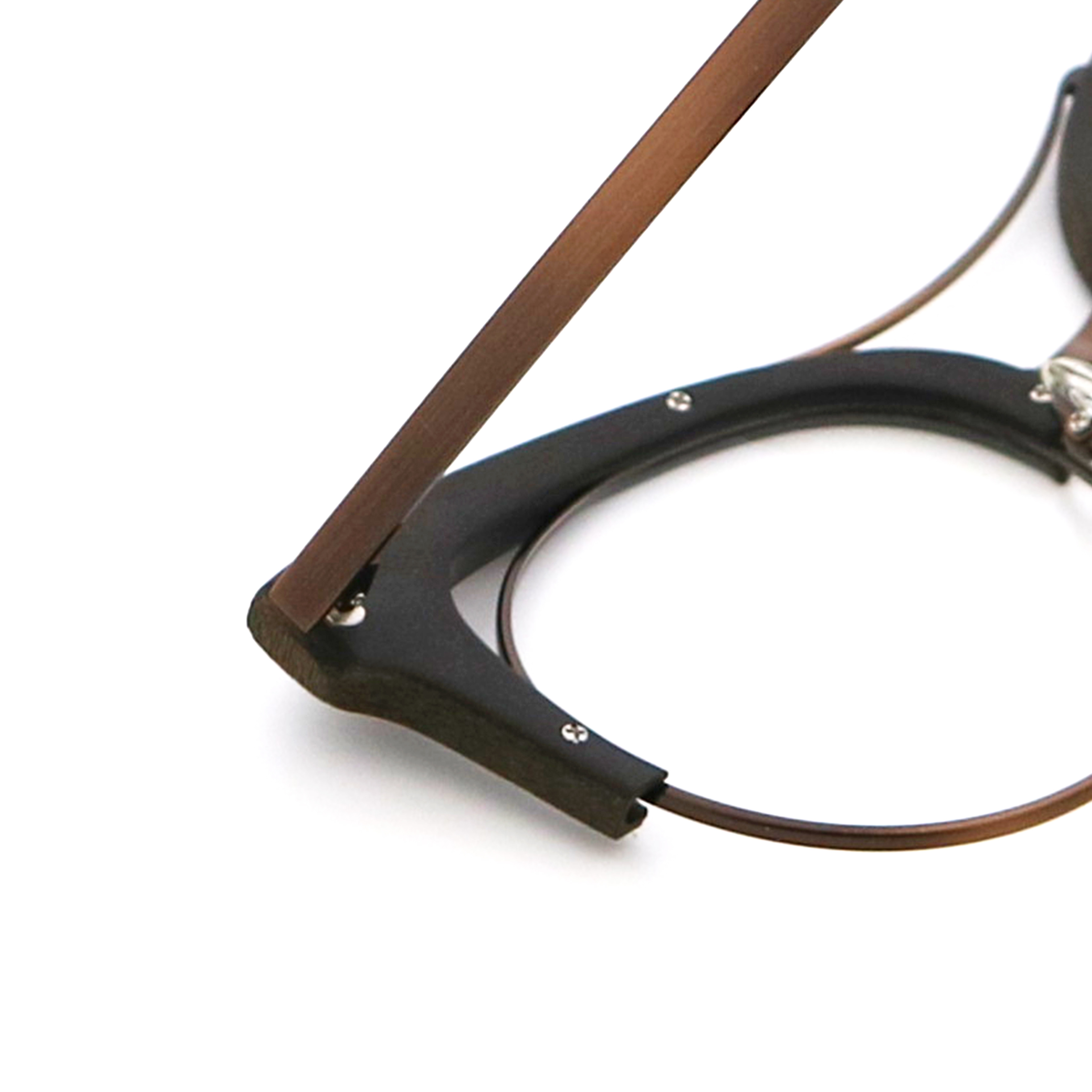 Handmade Imitation Wood Acetate Optical Glasses Frame MR 0363