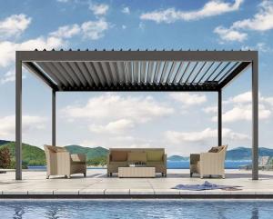 Quality Extra Large BBQ Grill Pergola Extra Large BBQ Grill Pergola Motorized Louvered Pergola wholesale