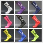 NO SHOW Anti-Slip Soccer Socks Custom Grips Crew Socks for Adult Training and