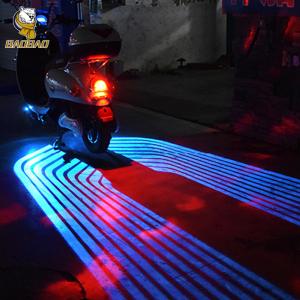 Quality Blue Red White Angel Wing Projection Motorcycle External LED Spotlight wholesale
