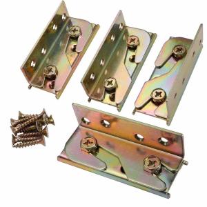 Quality 86mm*26.5mm*33mm Metal Wooden Bed Hardware Parts Hooks for Furniture Accessories wholesale