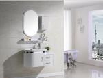 80 X48/cm PVC bathroom cabinet/ wall cabinet /white color with mirror for