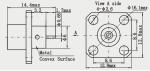 500 Cycles Durability BMA Stainless Steel Female RF Coaxial Connector with