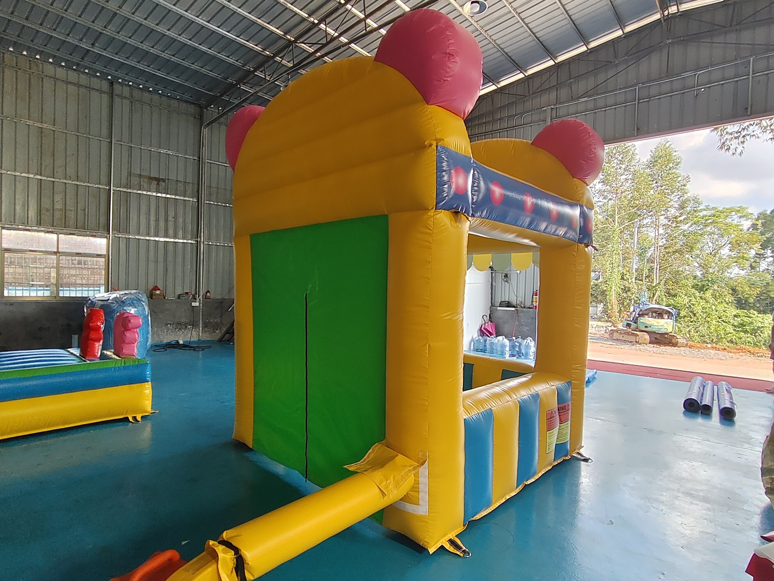 Commercial Inflatable Ticket Kiosk Inflatable Playground Ticket Selling Tent Advertising Signs For Party Outdoor