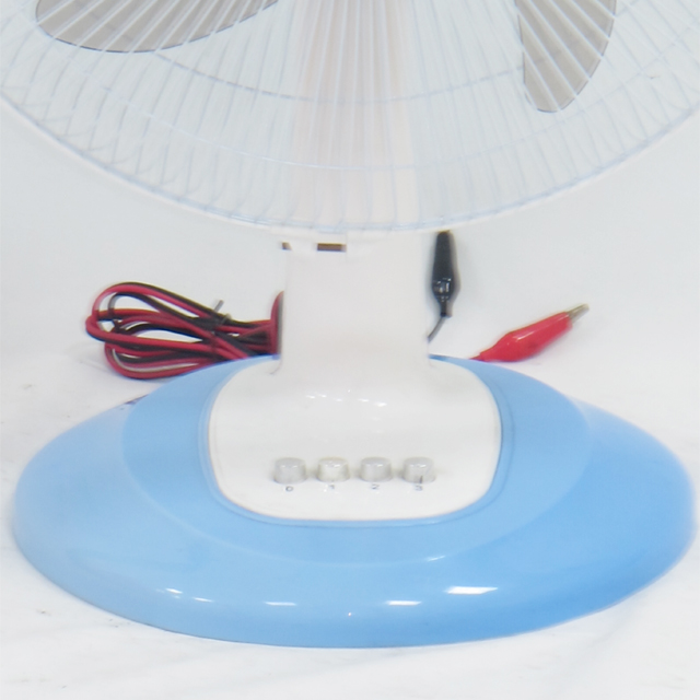 16 Inch Solar Rechargeable Table Fan With Lithium Battery 100% Copper Motor