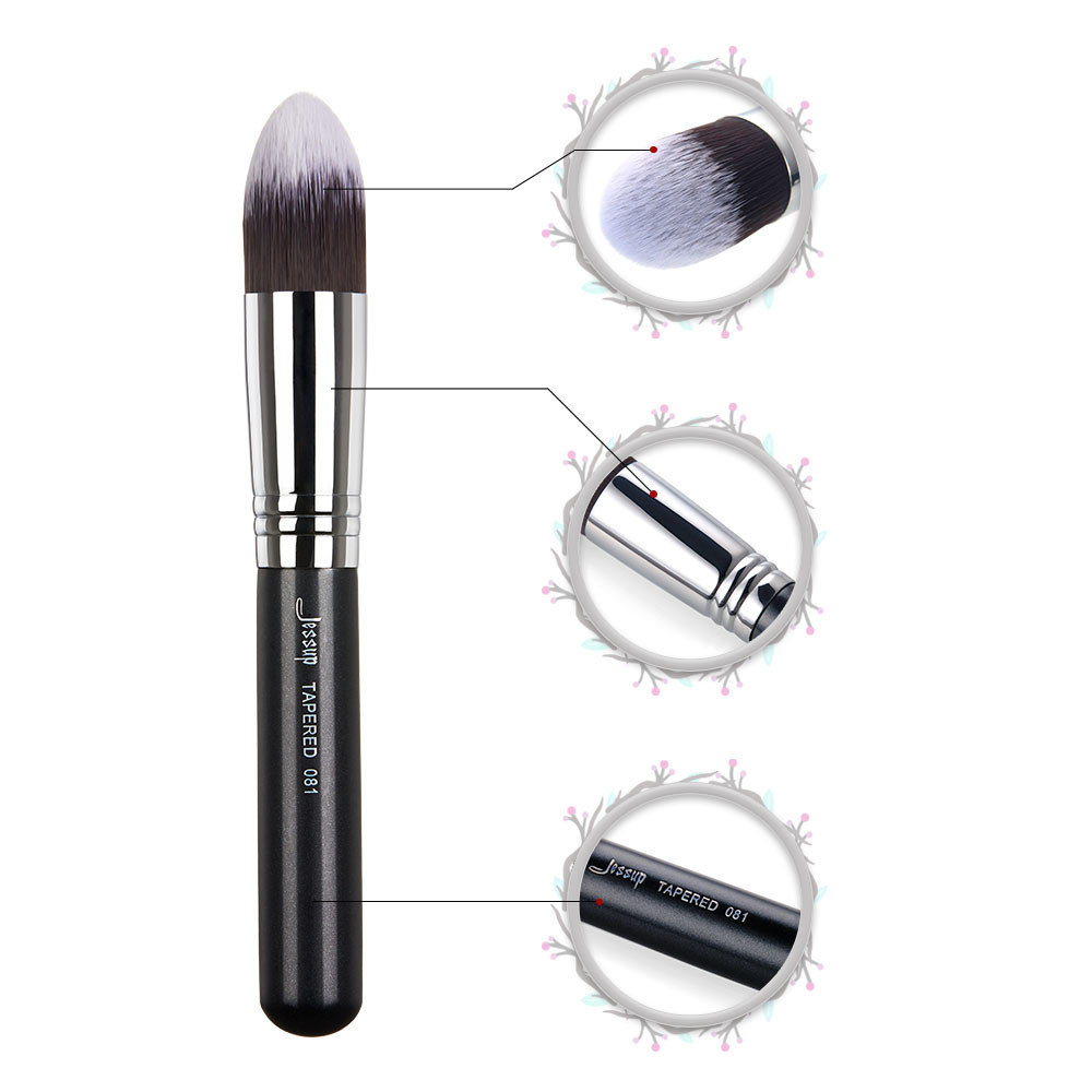 Tapered Copper Ferrule Individual Makeup Brushes 100% Vegan Free