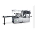 Rotary 80 BPM 2000kg Glass Bottle Filling Line