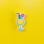 Custom Teething Silicone Beads With Summer Sunglasses Bikini Swimsuit Shape