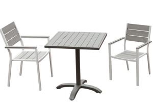Quality Anti Fading Poly Wood Armrest Restaurant Tables And Chairs wholesale