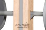 wooden street lamp outdoor fitness upper limb exercise trainer