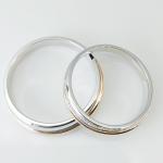 Fashion Diamond Jewelry Custom 8g 18K Gold Couple Rings