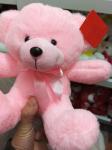 Plush toy stuffed toy pink teddy bear Christmas holiday gift animal cartoon cute