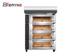 Stainless Steel Commercial Bakery Kitchen Equipment 4 Deck Oven