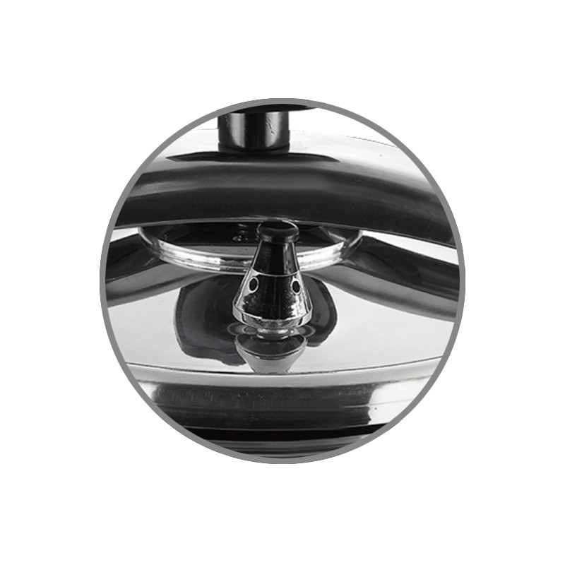 Super Aluminum Alloy Gas Pressure Cooker 5L With Multiple Safety Devices