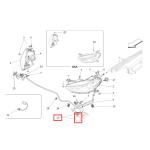 Left Headlight Washer Lid For Maserati Ghibli 2014-2016 OEM 673001810