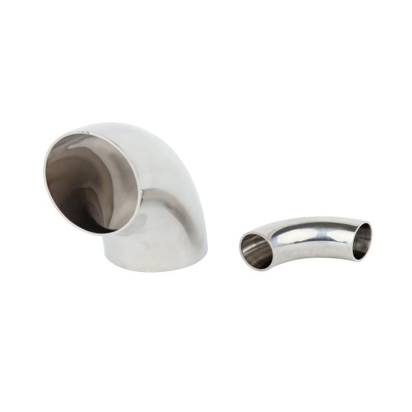 304 316L Sanitary Stainless Steel Butt Weld Elbow SMS 3A DIN Standard