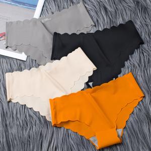 Quality M-XXL Ice Silk Seamless Underwear One Piece Breathable Women Underwear wholesale