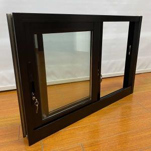 Quality Windproof Aluminum Sliding Windows With Powder Coated Frame Insect Screen wholesale