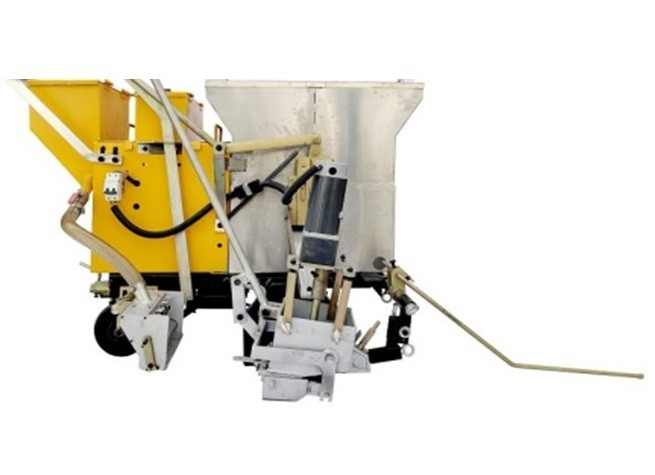 Outdoor Two Components Pushing Road Line Marking Machine for Manual/Automatic Operation