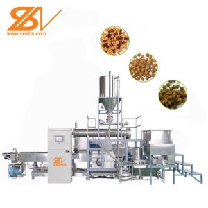 Quality Automatic Cat Pet Dog Food Making Machine Dry Feed Extrusion wholesale