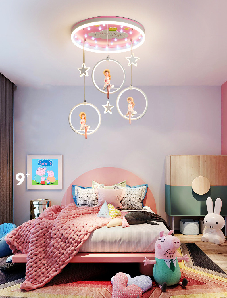 Nordic girl bedroom decor led lights for room indoor girl room chandelier lighting(WH-MA-138)