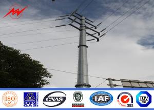 Quality 20m Q345 bitumen electrical power pole for electrical transmission wholesale