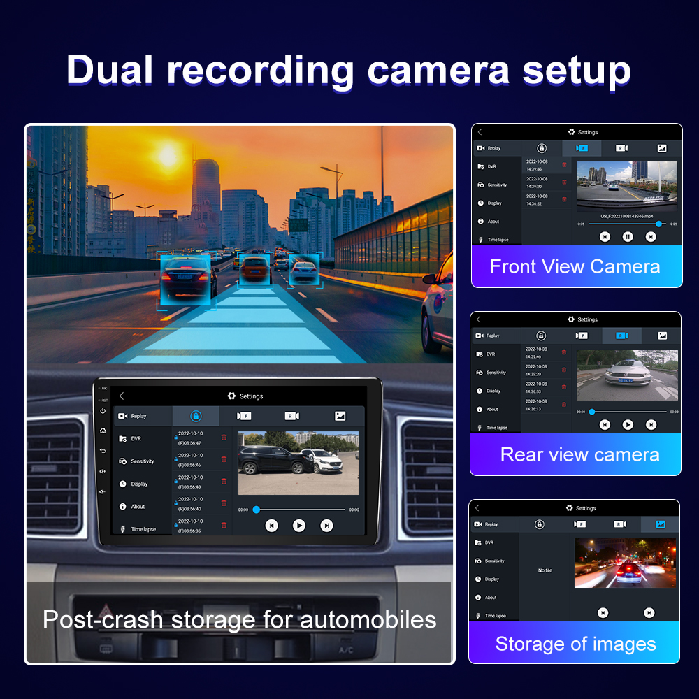 Car Radio For Car Player Android OS WIFI GPS Navigation Included