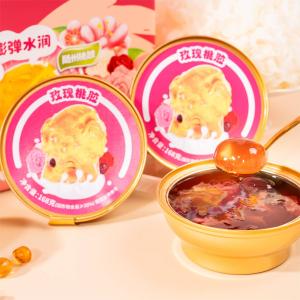 Quality Bowled Rose Resep Peach Gum Collagen Dessert White Fungus 168g wholesale