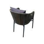 Waterproof Outdoor Aluminum Rattan Wicker Chairs With Cushion