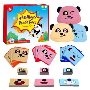 Quality Face Changing Matching Puzzle Educational Montessori Toy for Preschooler wholesale