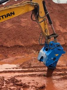 Quality 20 Ton Excavator Mounted Vibratory Hammer For Caterpillar 320 Kobelco210 JCB DOOSAN HUNDAI210 wholesale