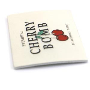 Quality Self Adhesive Printing White Leather Repair Patch , Leather Logo Patch For Jeans wholesale