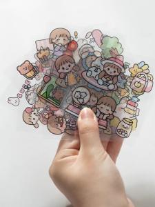 Quality Paper Craft Ornament Permanent Waterproof Labels For Girls wholesale