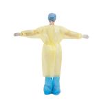 120x140cm Sterile Disposable Gowns , long ties Hospital Isolation Gown