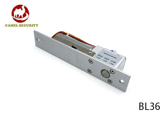 Deadlocked Fail Safe Electric Lock , Door Bolt Lock DC12V / 450mA Voltage